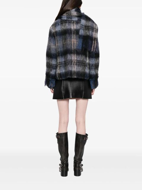 LOEWE plaid blazer - Blue