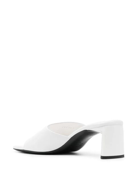 Balenciaga Duty Free 60mm leather mules - White