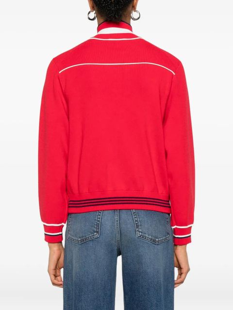 Maje zip-up cardigan - Red