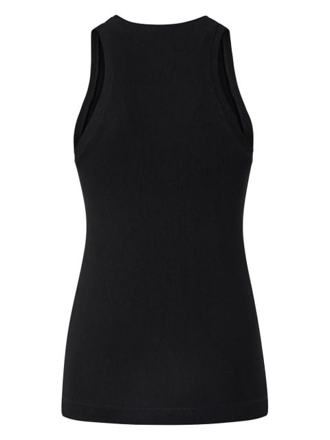 PINKO logo-lettering tank top - Black - zdjęcie produktu nr 2