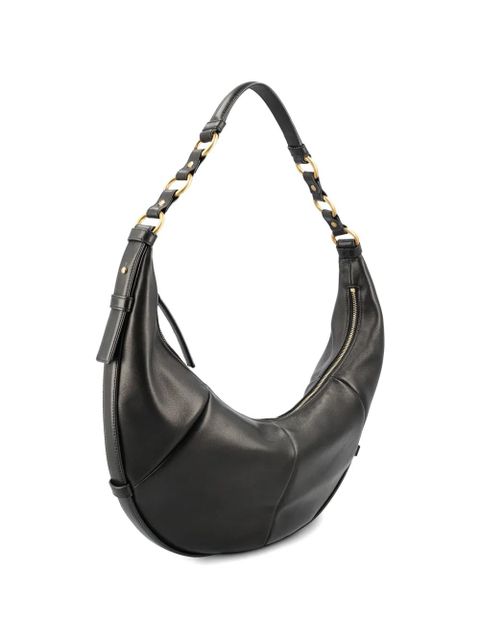 Saint Laurent Saharienne leather shoulder bag - Black