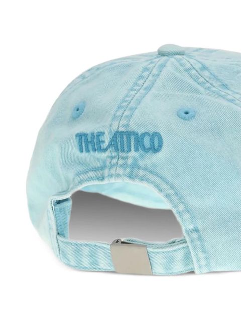 The Attico logo-embroidered baseball cap - Blue