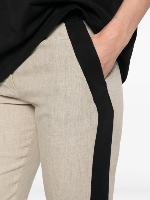 Coperni contrasting-trim trousers - Neutrals