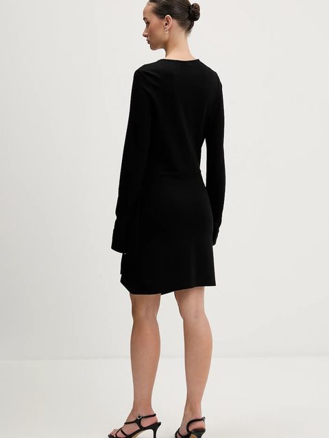 Karl Lagerfeld Jeans sukienka kolor czarny mini dopasowana B1W13044 - zdjęcie produktu nr 2