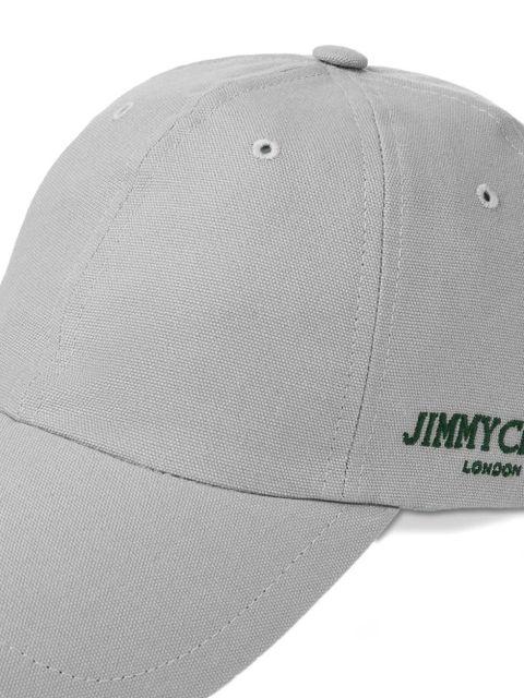 Jimmy Choo logo-embroidered baseball cap - Grey