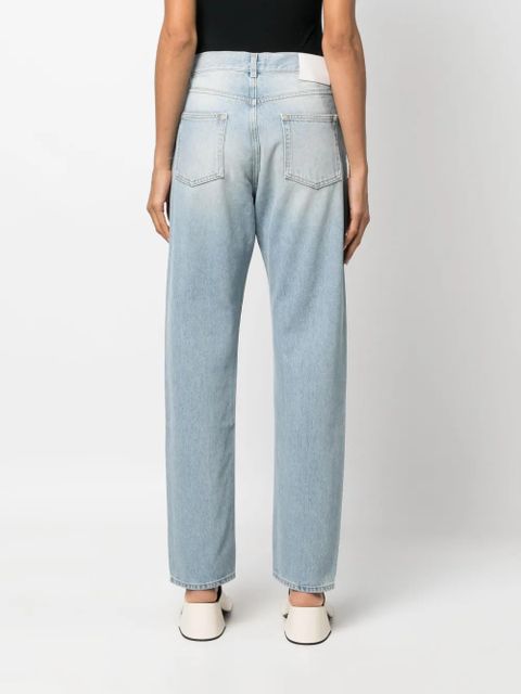 LouLou de Saison Wular high-rise straight-leg jeans - Blue