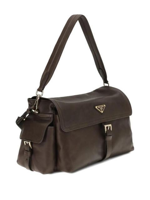 Prada large Explore triangle-logo tote bag - Brown - zdjęcie produktu nr 2