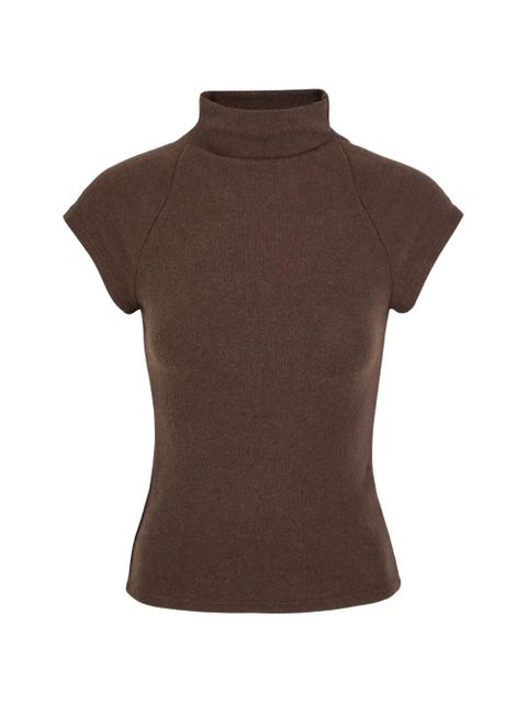 Reformation Pien short-sleeve T-shirt - Brown - zdjęcie produktu nr 1