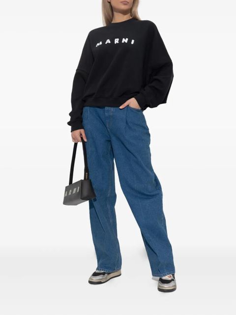 Marni logo-embroidered sweatshirt - Black - zdjęcie produktu nr 2