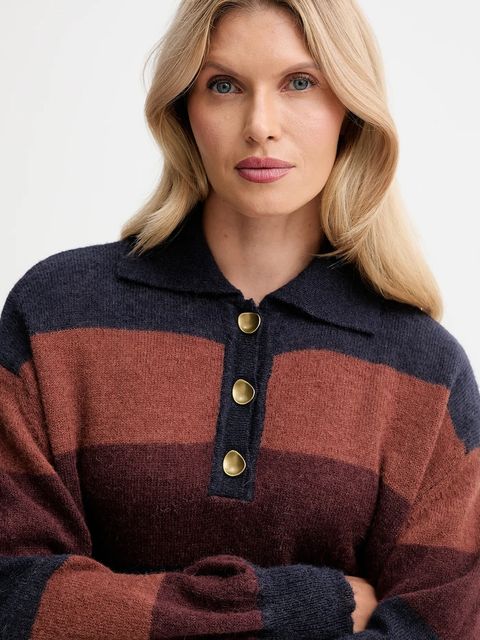 Sessun sweter z dodatkiem wełny