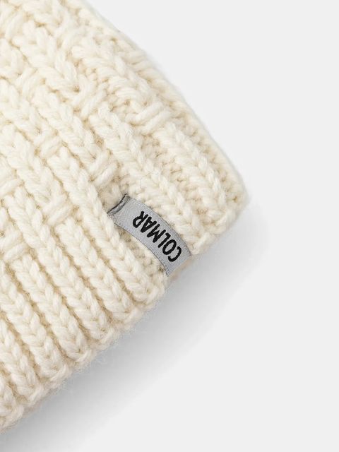 Colmar czapka z dodatkiem wełny kolor beżowy 4882.9YZ