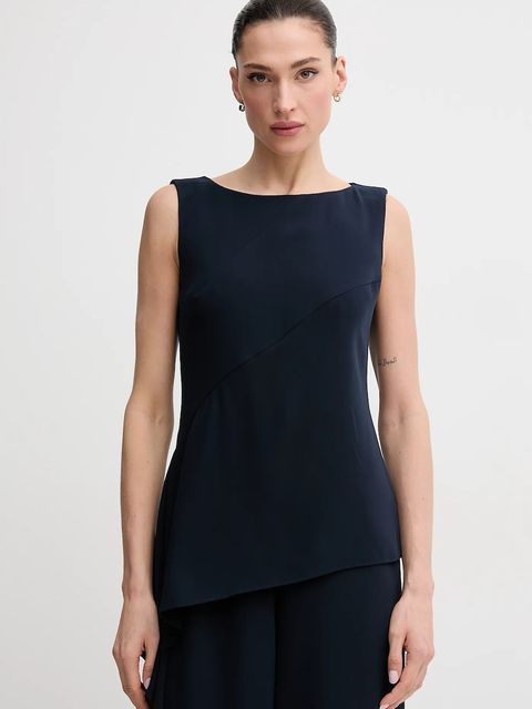 Sandro Ferrone kombinezon kolor granatowy z dekoltem okrągłym S23XBEBRACCINI