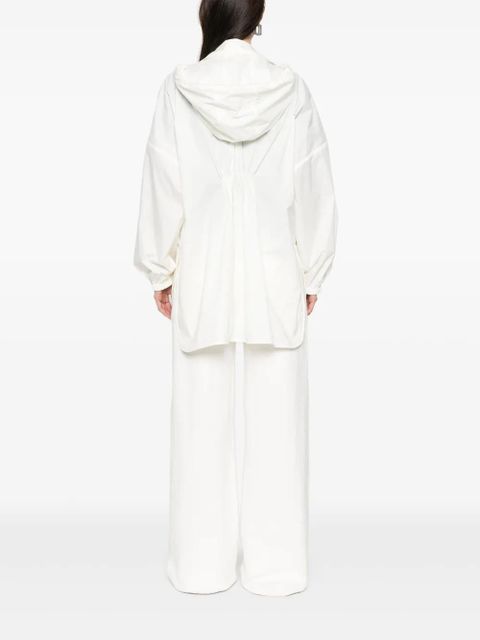 Moncler hooded overshirt - White