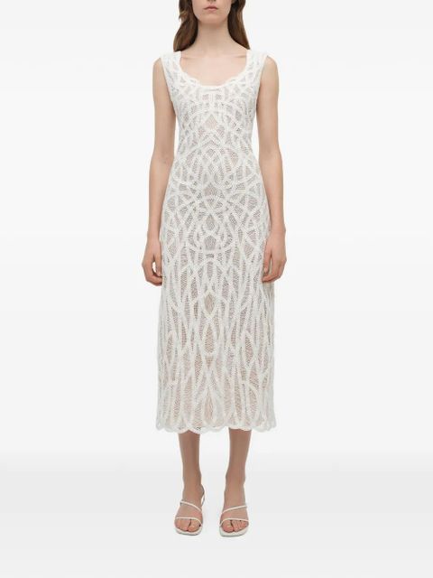 Simkhai Leonora macramé midi dress - White - zdjęcie produktu nr 1