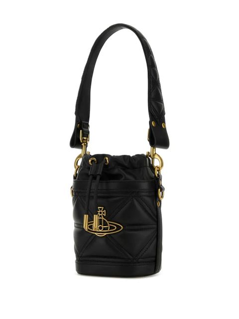 Vivienne Westwood small Kitty bucket bag - Black