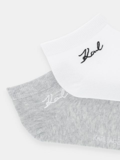 Karl Lagerfeld skarpetki 5-pack K/SIGNATURE kolor czarny A4W47035 - zdjęcie produktu nr 2