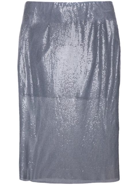 Christopher Esber Viva mesh midi skirt - Grey - zdjęcie produktu nr 1