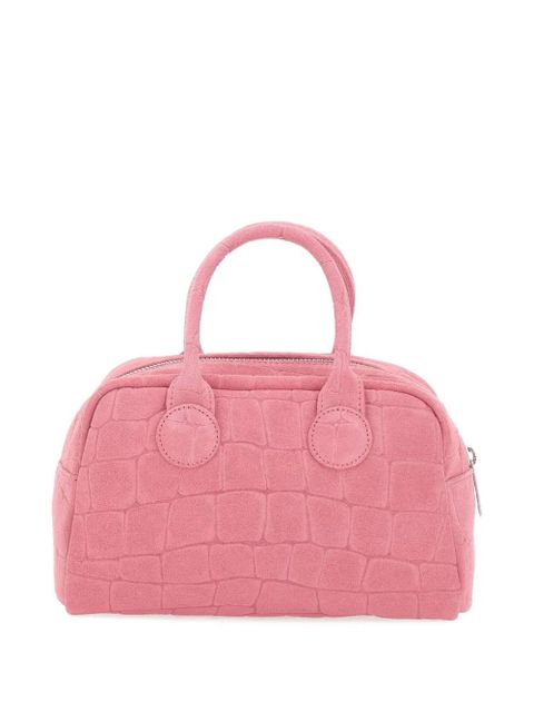 Marge Sherwood Soft Bowling crocodile-effect tote bag - Pink - zdjęcie produktu nr 2