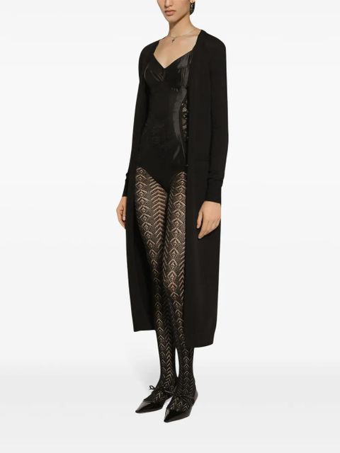 Dolce & Gabbana knitted cardi-coat - Black