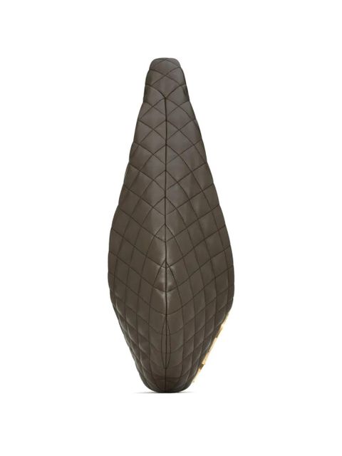 Saint Laurent Icare quilted logo shoulder bag - Grey