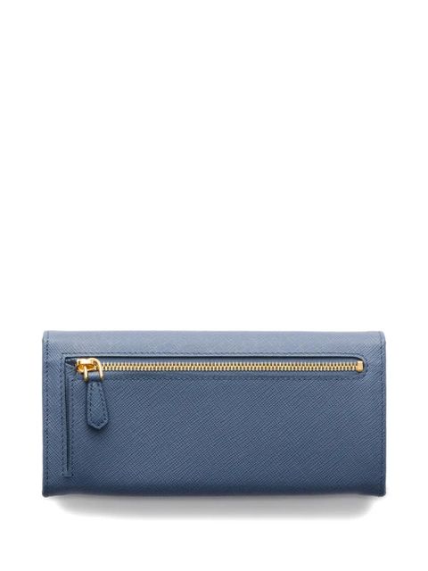 Prada large Saffiano leather wallet - Blue - zdjęcie produktu nr 2