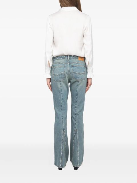 Zadig&Voltaire Eclip stud-embellished flared jeans - Blue - zdjęcie produktu nr 2