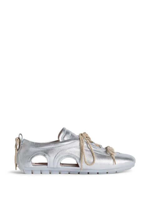 Simone Rocha Ballerina Grip cutout-details sneakers - Silver - zdjęcie produktu nr 1