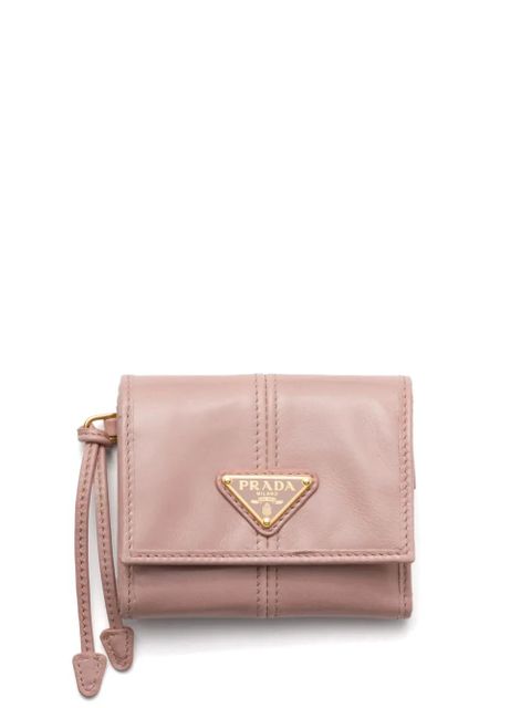 Prada small leather wallet - Pink - zdjęcie produktu nr 1