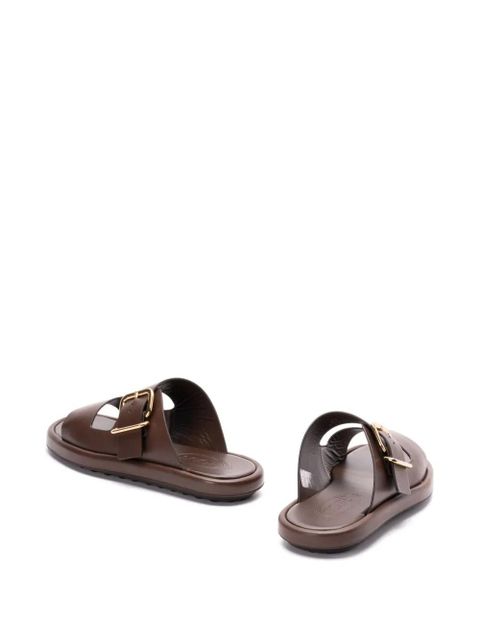 Tod's leather slides - Brown - zdjęcie produktu nr 2