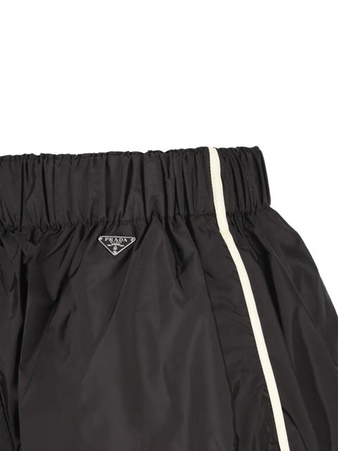 Prada elasticated-waistband trim shorts - Black