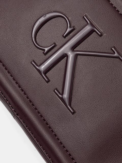 Calvin Klein torebka kolor brązowy LV04F3220G