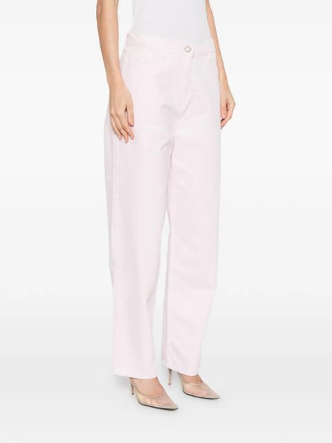 Magda Butrym button denim trousers - Pink