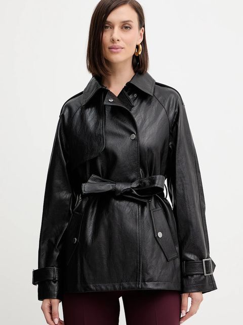 Guess kurtka MARIKA kolor czarny przejściowa W5BL88 WH520 - zdjęcie produktu nr 1