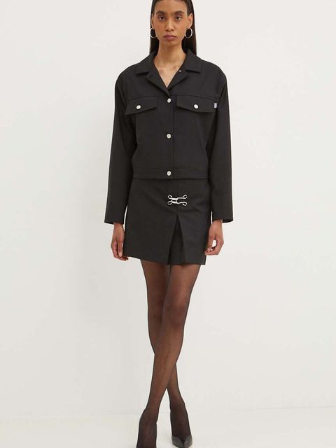 Moschino Jeans kurtka z domieszką wełny - zdjęcie produktu nr 2