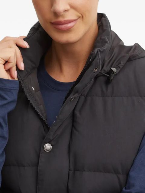 The North Face hooded padded jacket - Black