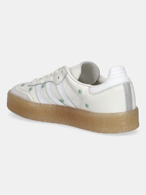 adidas Originals sneakersy skórzane Sambae W damskie kolor beżowy JS3953