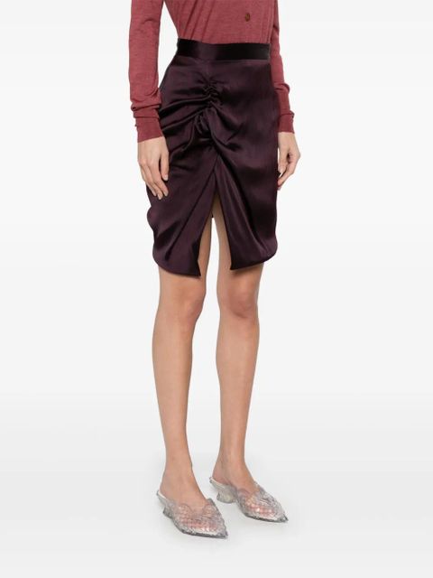 Vivienne Westwood Side Panther mini skirt - Red