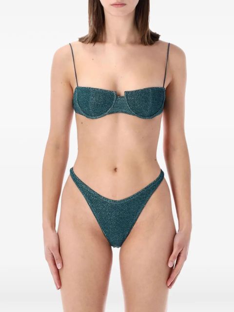 Oséree Lumière balconette bandeau bikini - Blue - zdjęcie produktu nr 2