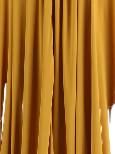 Saint Laurent ruffled drawstring top - Orange