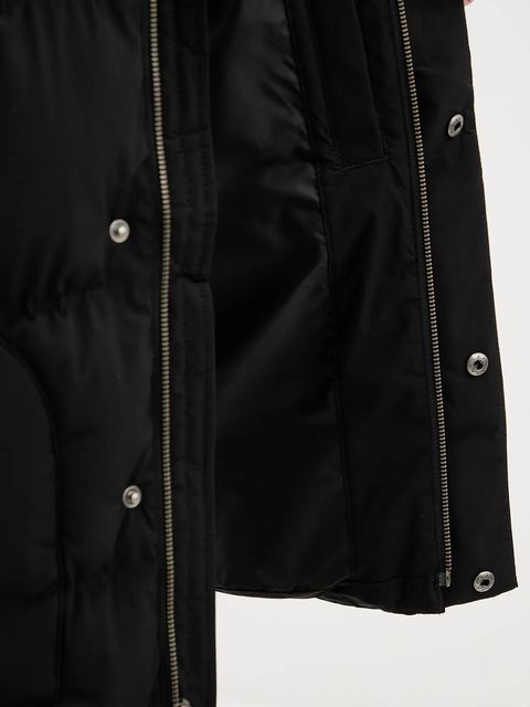 Dickies kurtka kolor czarny zimowa oversize DK0A87OL