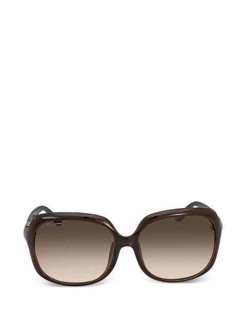 Ferragamo square-frame sunglasses - Brown - zdjęcie produktu nr 1