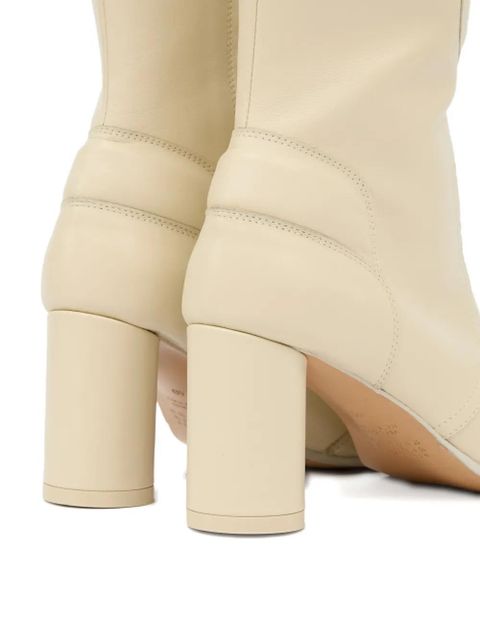 MM6 Maison Margiela 90mm block-heeled ankle boots - Neutrals