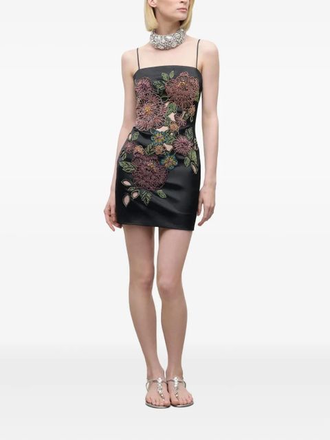 AREA embroidered mini dress - Black - zdjęcie produktu nr 2