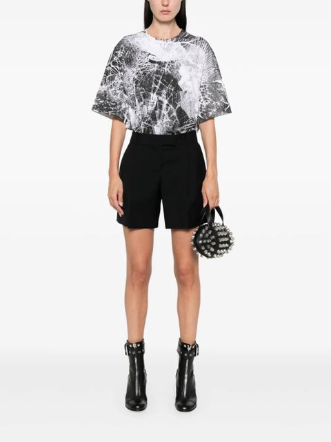 Alexander McQueen smashed screen-print T-shirt - Black - zdjęcie produktu nr 2
