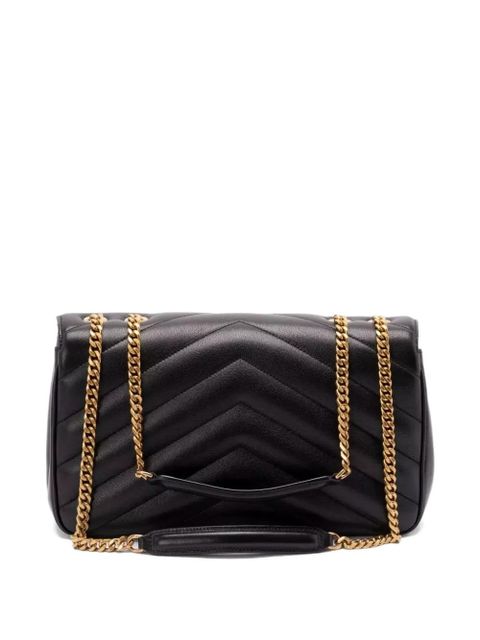 Saint Laurent medium Loulou matelassé shoulder bag - Black - zdjęcie produktu nr 2