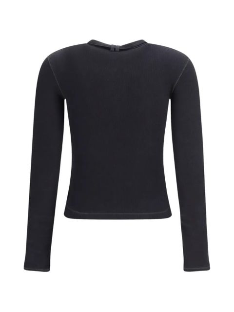 Diesel T-Iaras long-sleeved top - Black - zdjęcie produktu nr 2