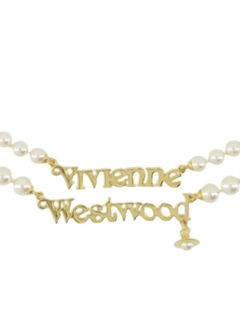 Vivienne Westwood pearl double-strand necklace - Gold - zdjęcie produktu nr 2
