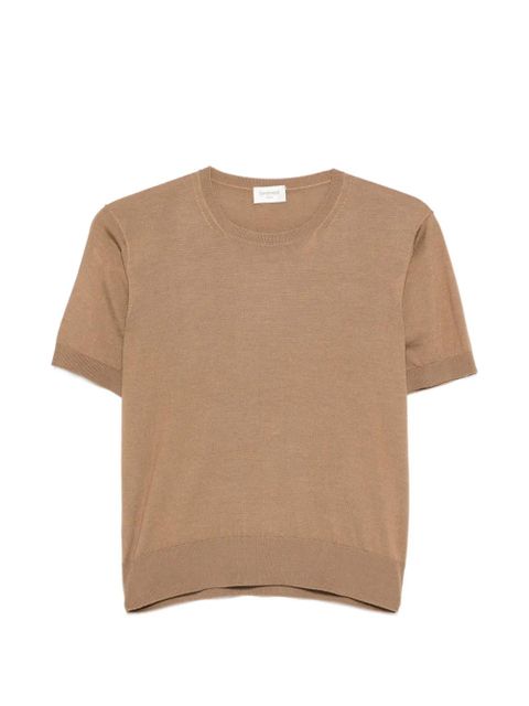 Saint Laurent crew-neck short-sleeve T-shirt - Brown - zdjęcie produktu nr 1