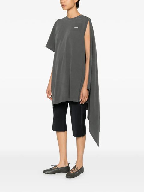 Coperni drape-detail mini dress - Grey - zdjęcie produktu nr 2