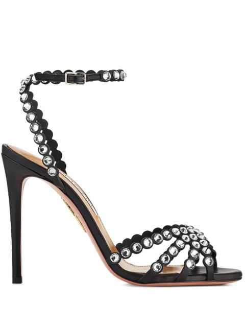 Aquazzura 105mm Tequila sandals - Black - zdjęcie produktu nr 1